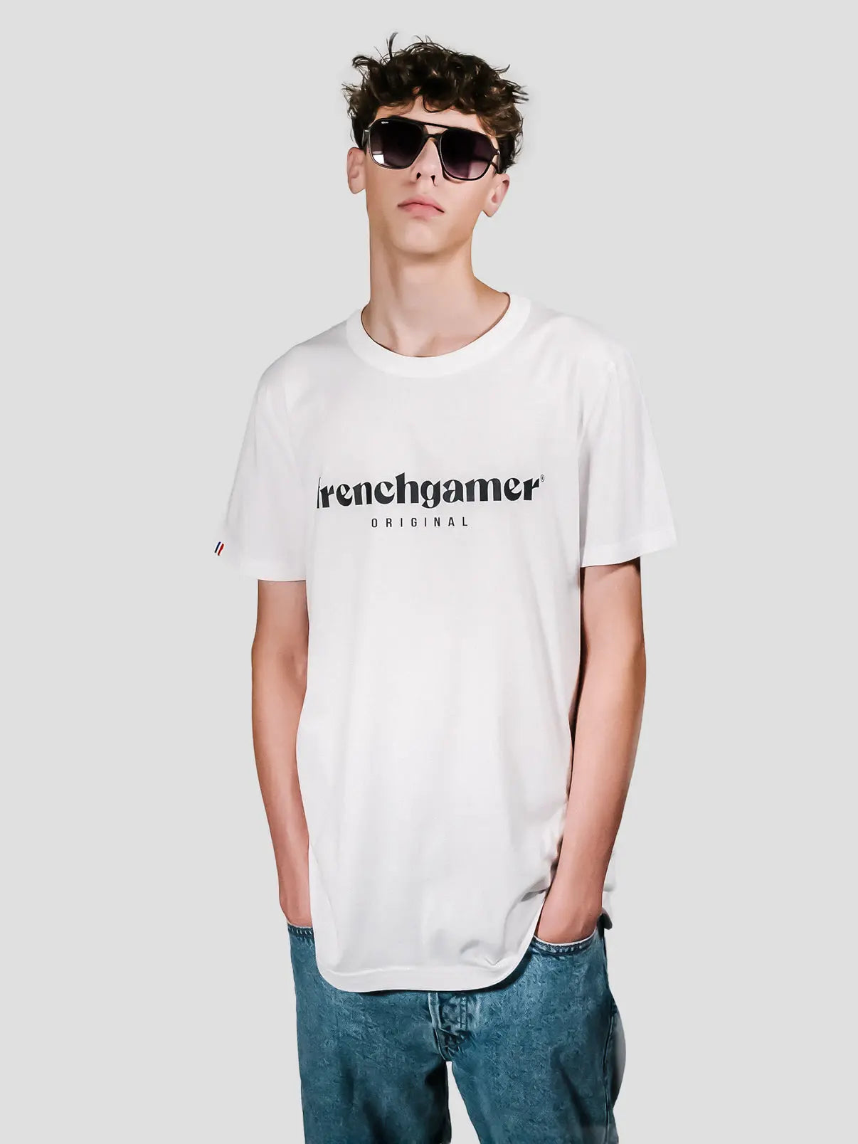 T-shirt ORIGINAL blanc - Homme frenchgamer®